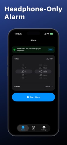 EarphoneNap - Silent Nap Timer iPhone screenshot
