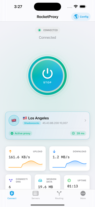 Rocket Proxy: Rule Based VPN Screenshot 1 of 6