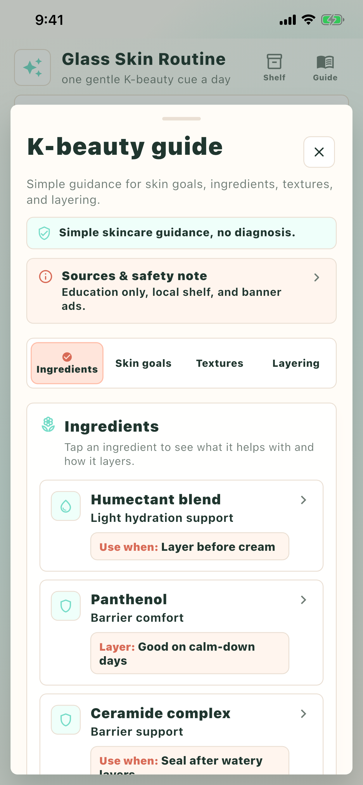 Glass Skin Routine screenshot 2