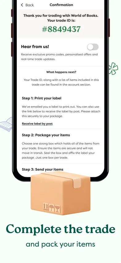 Sell books with World of Books screenshot 4