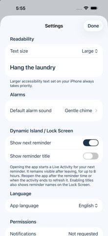 Tokibell: Reminders & Alarms screenshot 3