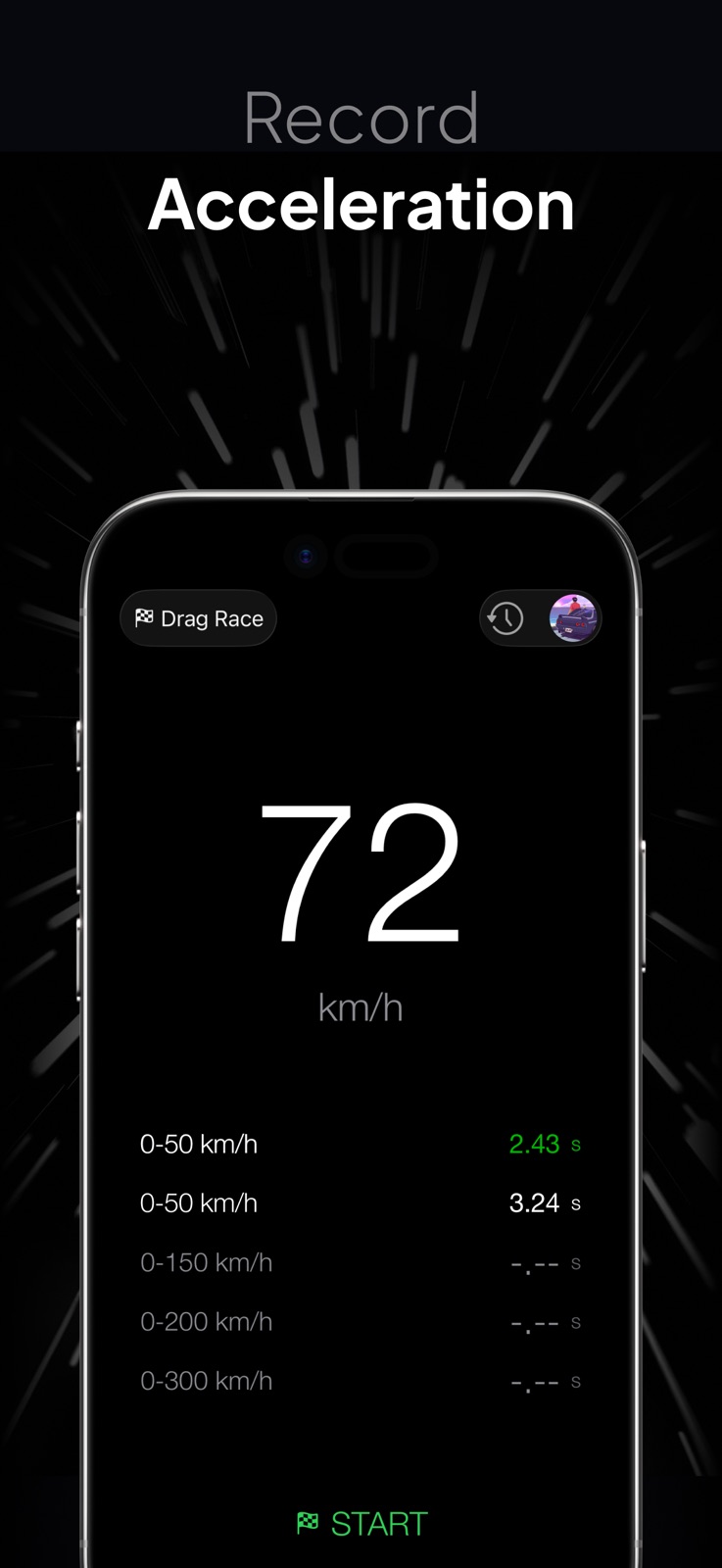 Speed & Trip Tracker - Speedo iphone screenshot 3