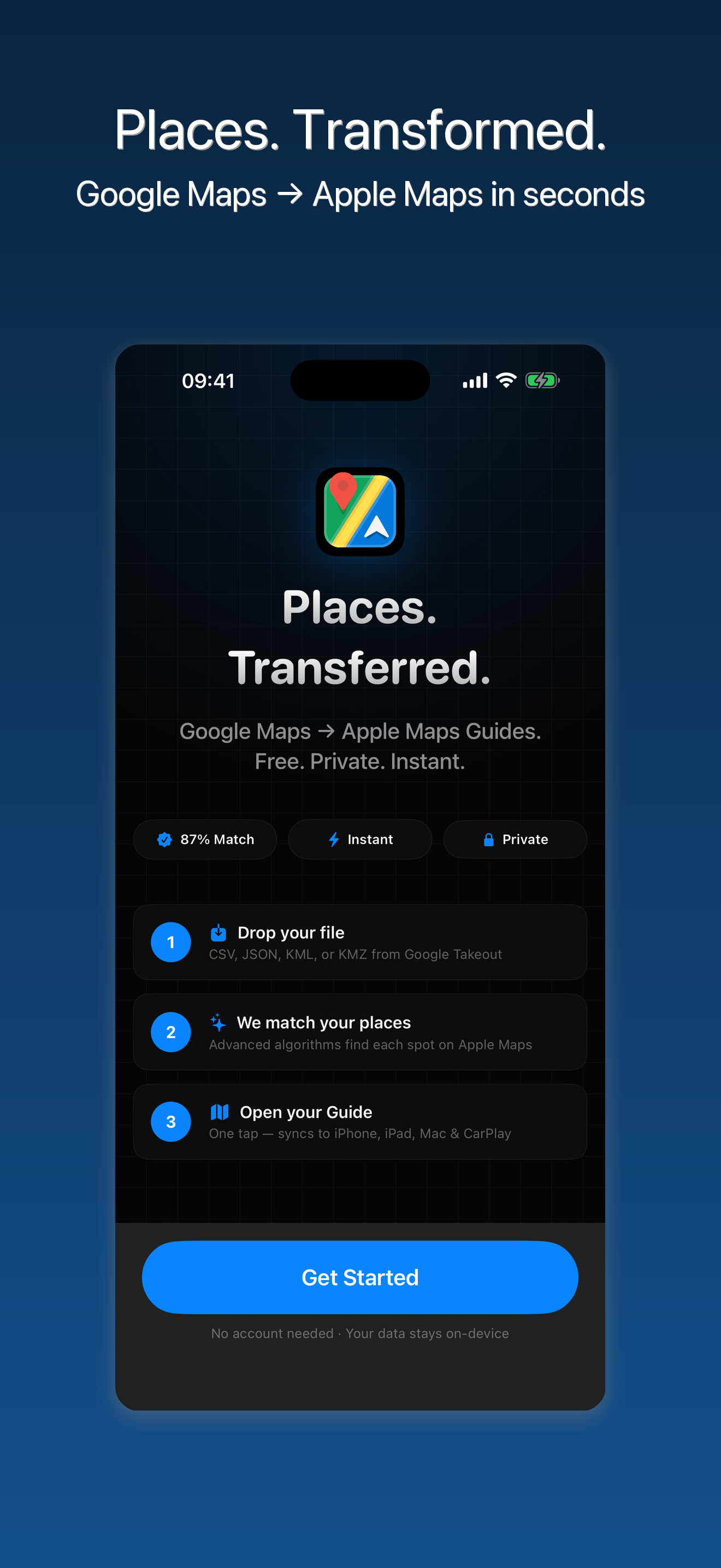 GoToAppleMaps: Place Converter