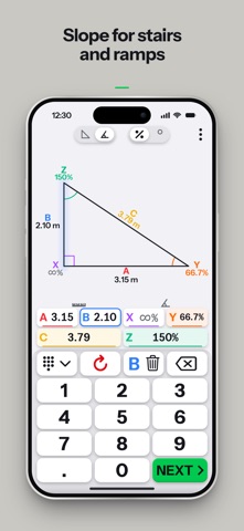 JobRig: Triangle Calculator Screenshot 6 of 7