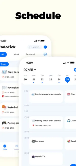 TodoTick：To Do List & Calendar iPhone screenshot 4