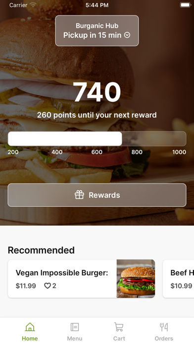 Burganic Hub To Go app screenshot