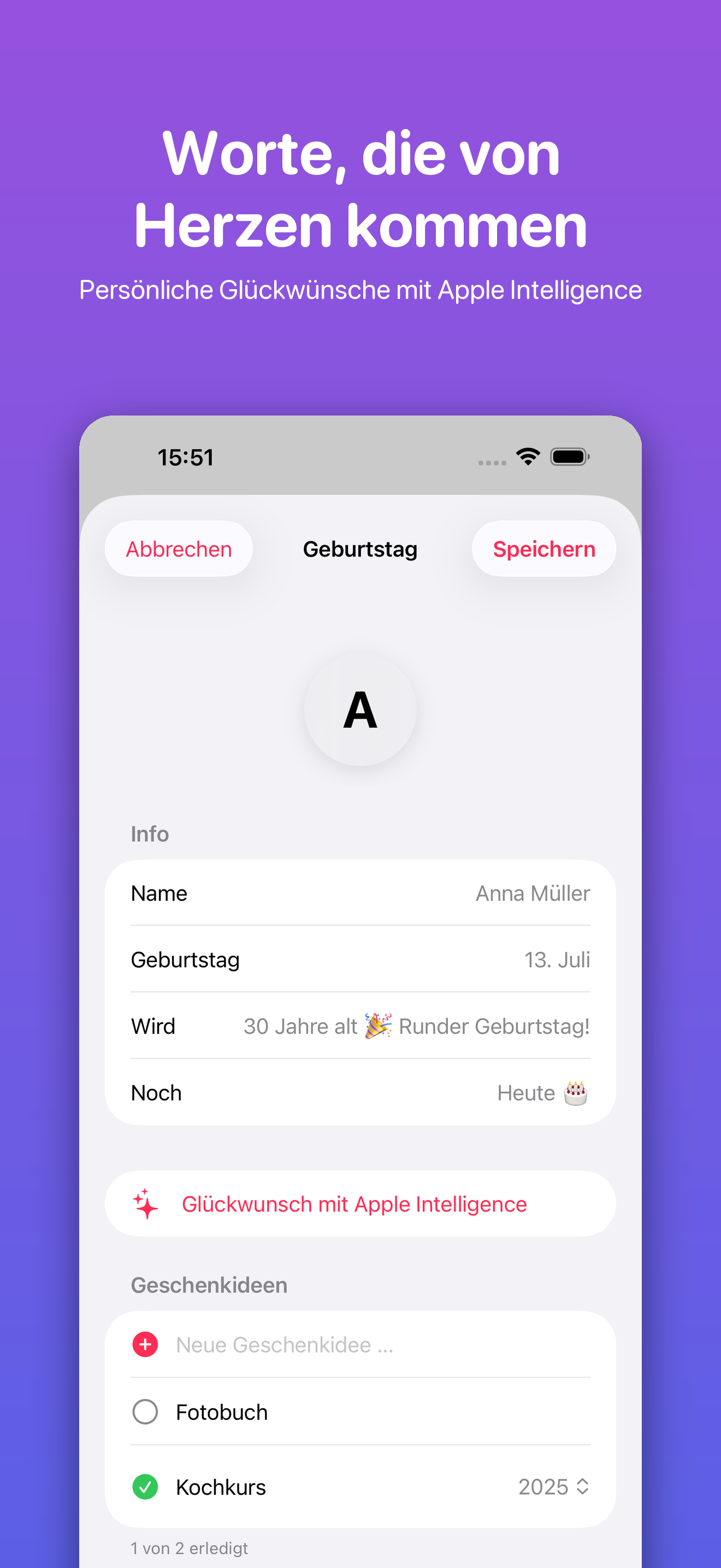 Gratula – Geburtstage screenshot 2