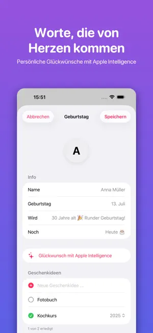 Gratula – Geburtstage screenshot 2