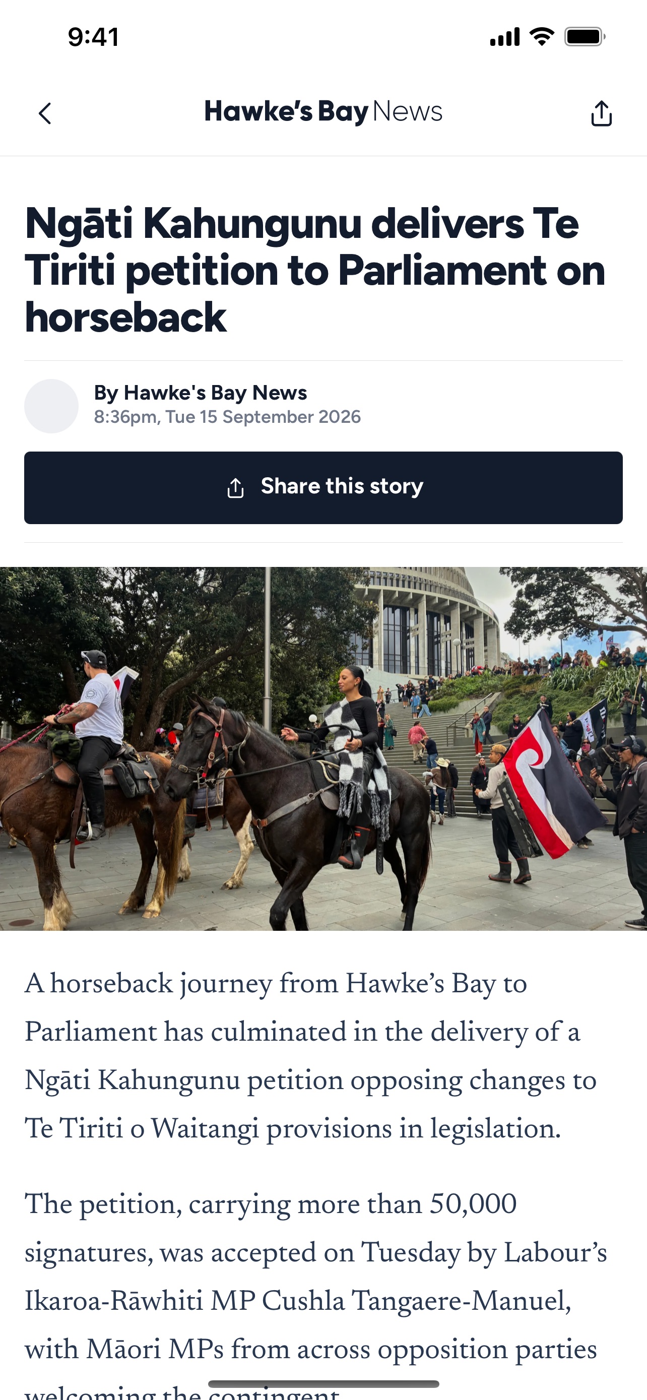 Screenshot 3 of Hawke's Bay News