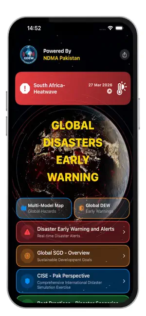 Global Disasters Early Warning screenshot 1