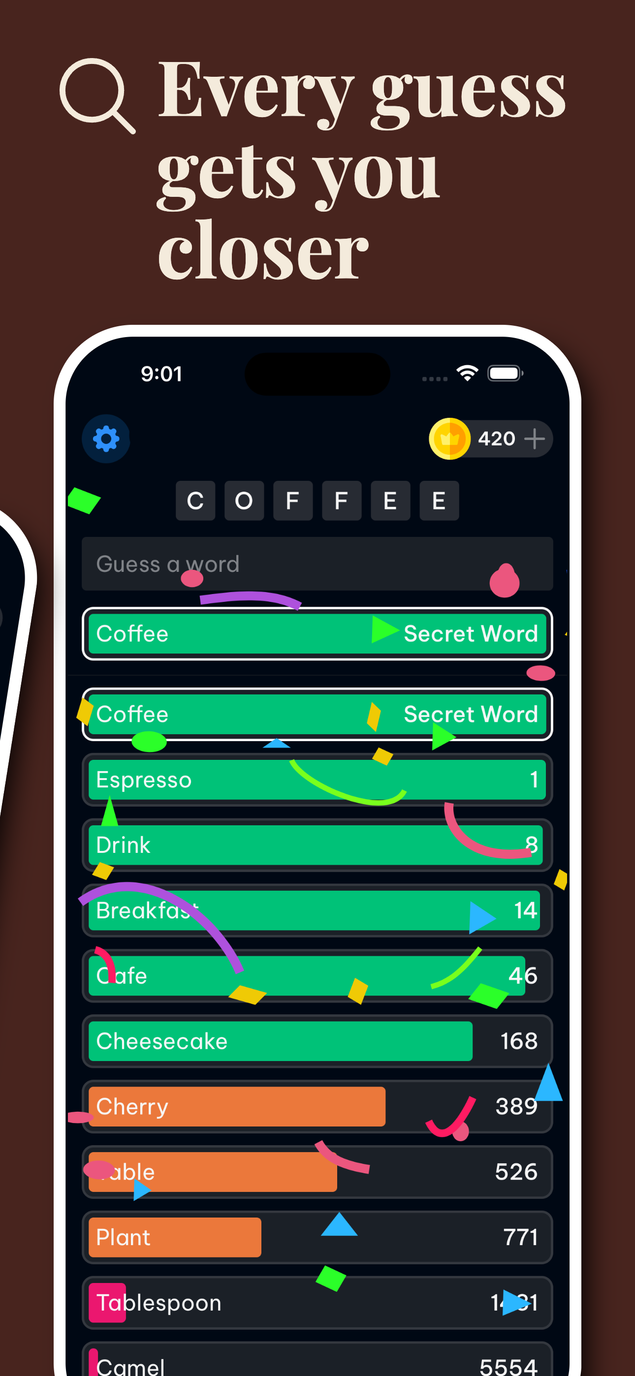 Contexto - Secret Word Guess screenshot 3