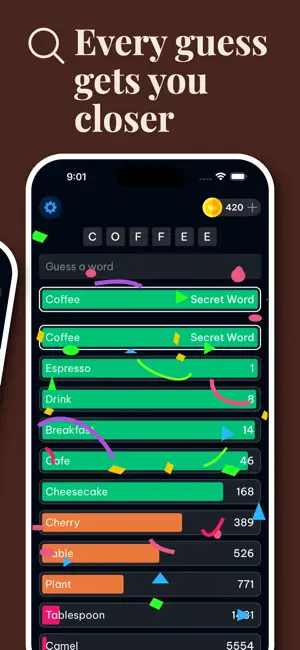 Contexto - Secret Word Guess screenshot 2