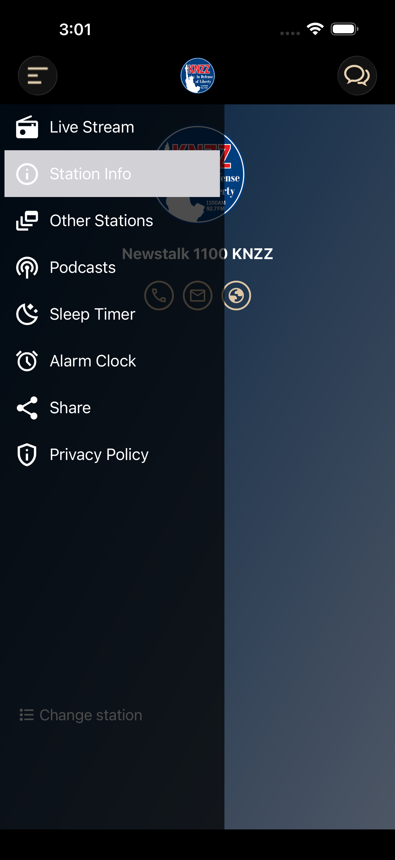 1100 KNZZ 92.7 FM screenshot 5