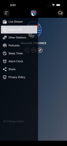 1100 KNZZ 92.7 FM screenshot