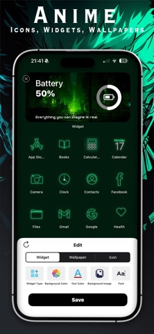 Anime Theme: Icons, Widgets Screenshot 5 of 5