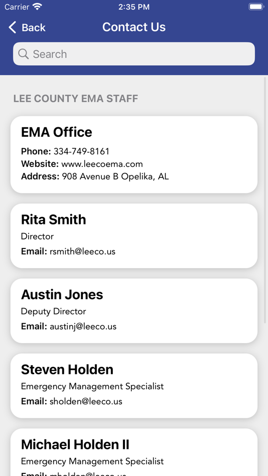 #2. Lee Co. EMA (iOS) 由: Lee County Sheriff's Office