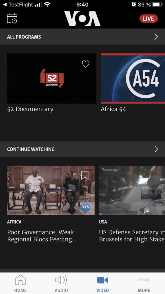 #5. VOA (iOS) 由: Voice of America