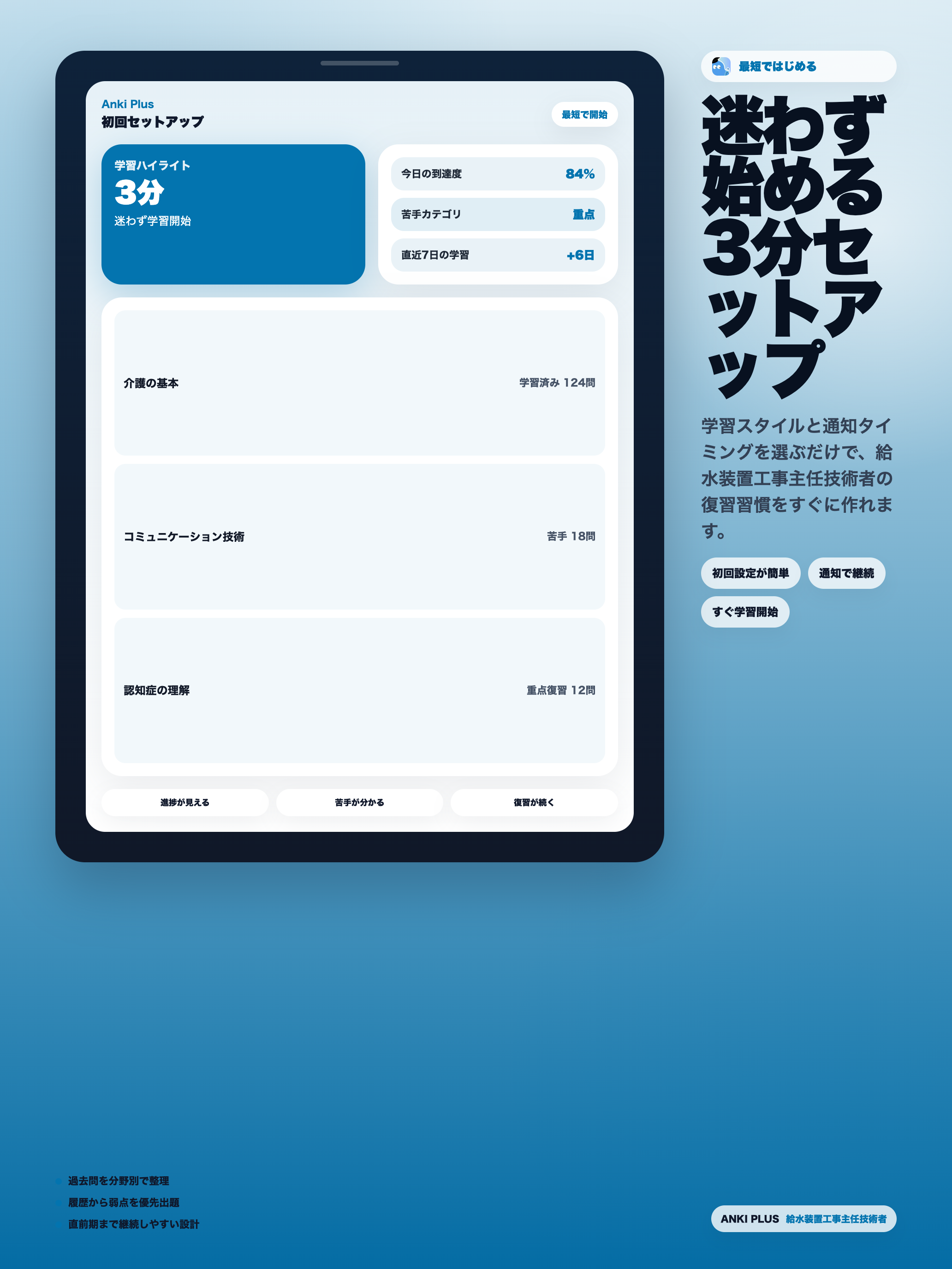 給水装置工事主任技術者 暗記プラス