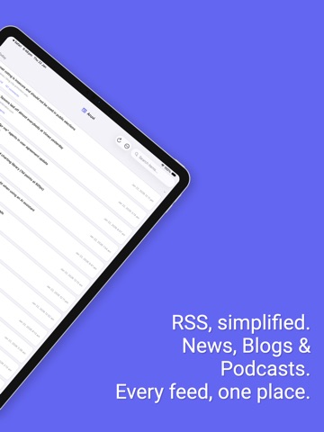 Aruvi RSS ipad screenshot 4