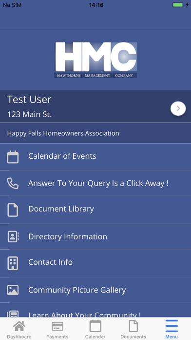 Hawthorne Management Company Screenshot