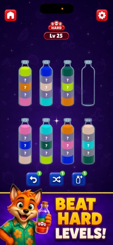 Water Sort: Juice Puzzle Screenshot 2 of 5