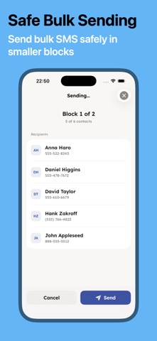 Group SMS – Bulk Text Sender Screenshot 4 of 10