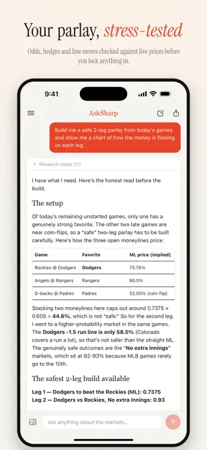 AskSharp: Betting Copilot screenshot 4