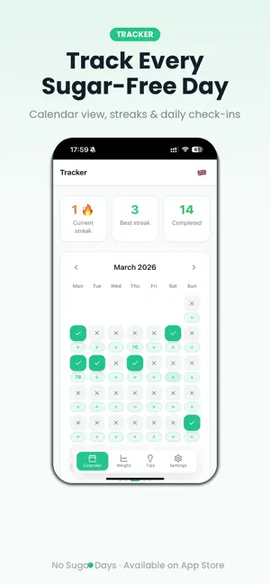 No Sugar 30 Days screenshot 2