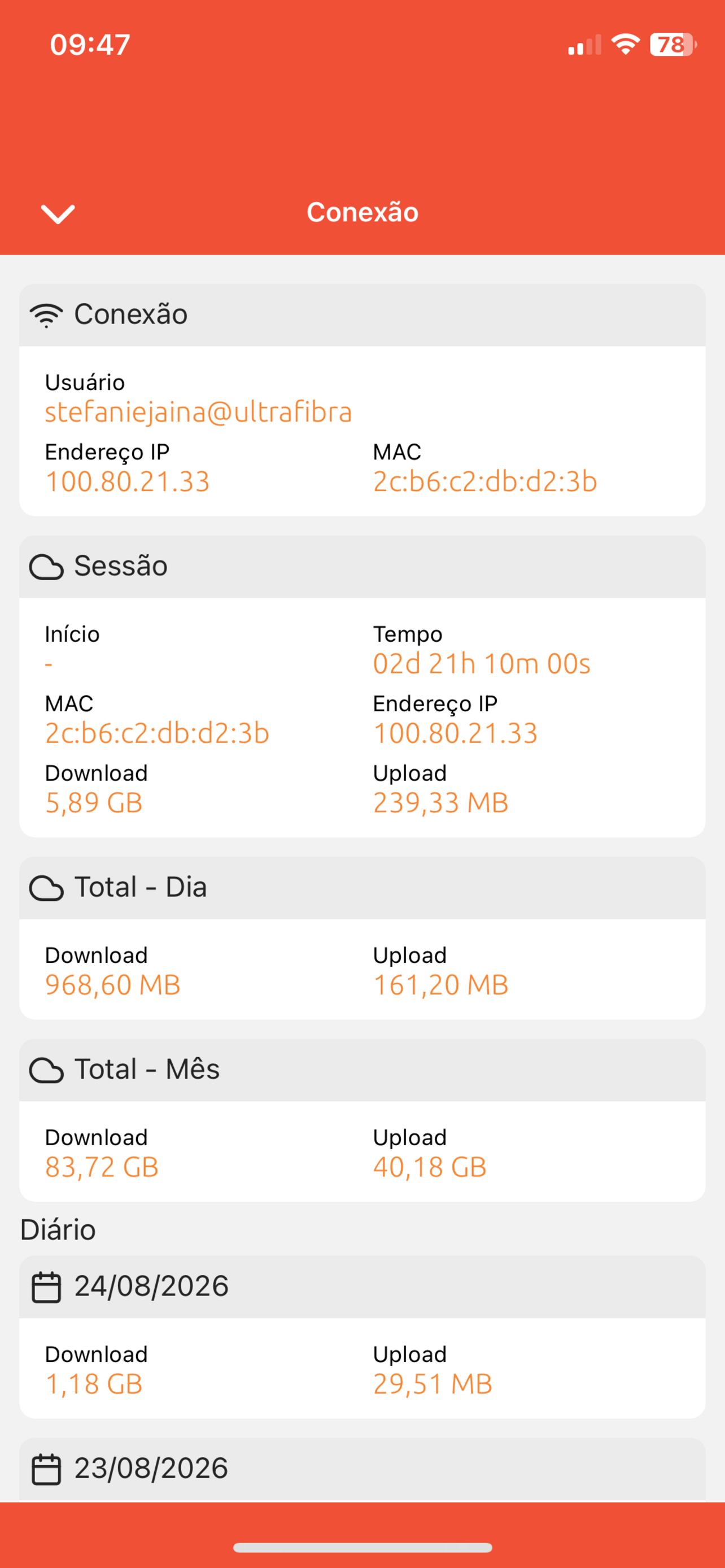 UltraFibra screenshot 10