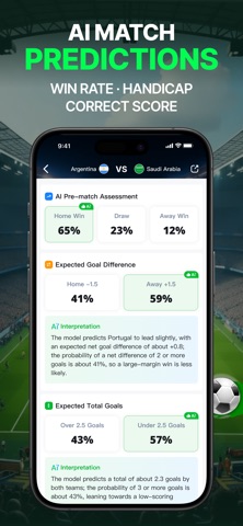 TactiQ: Football Scores & AI iPhone screenshot