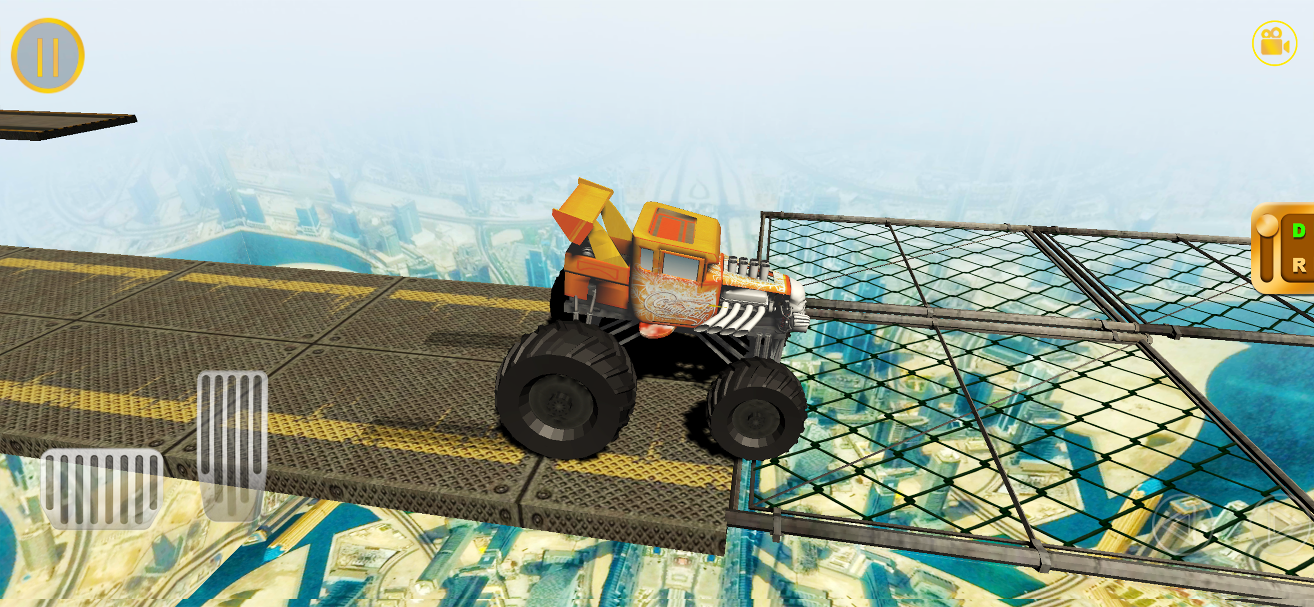 Flying Truck Pilot Driving 3D
