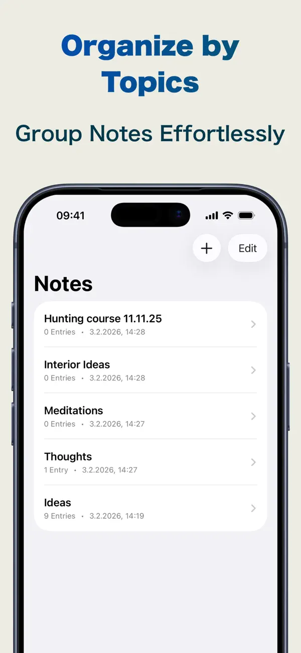 Screenshot #3 pour Chronote: Timestamp Notes