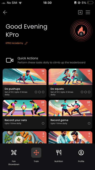 KPRO Sport: AI for Sports Screenshot