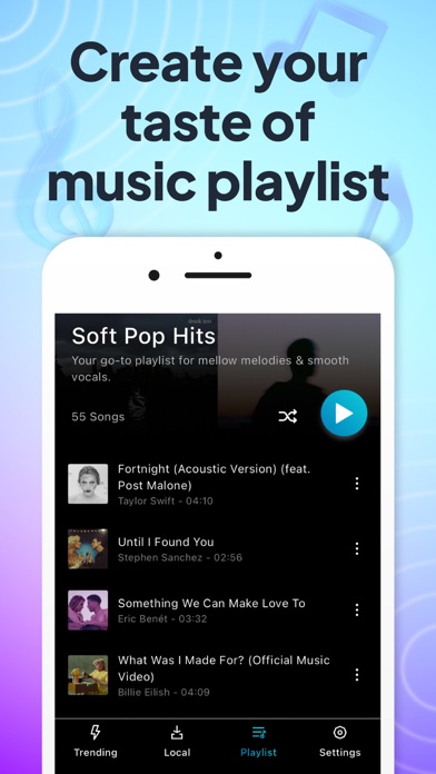 POPMusic: MP3 Player, Offline Screenshot