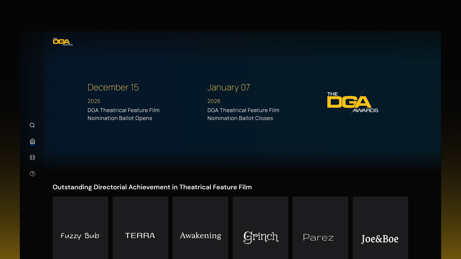 Directors Guild FYC screenshot 4