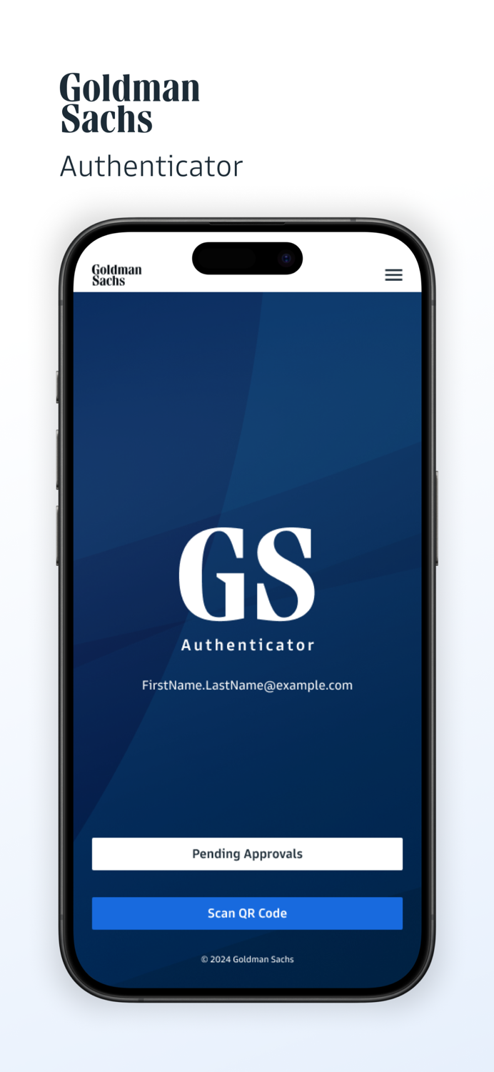 Goldman Sachs Authenticator