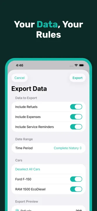 Fuel MPG Calculator: Screenshot 6 von 8