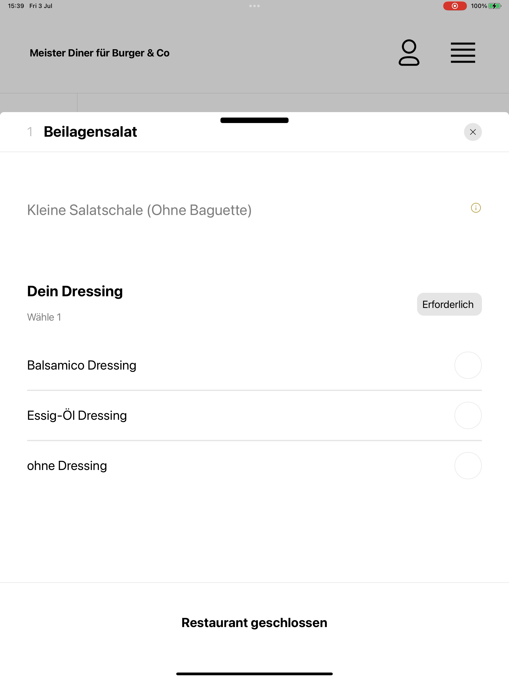 Meister Diner für Burger & Co screenshot 16