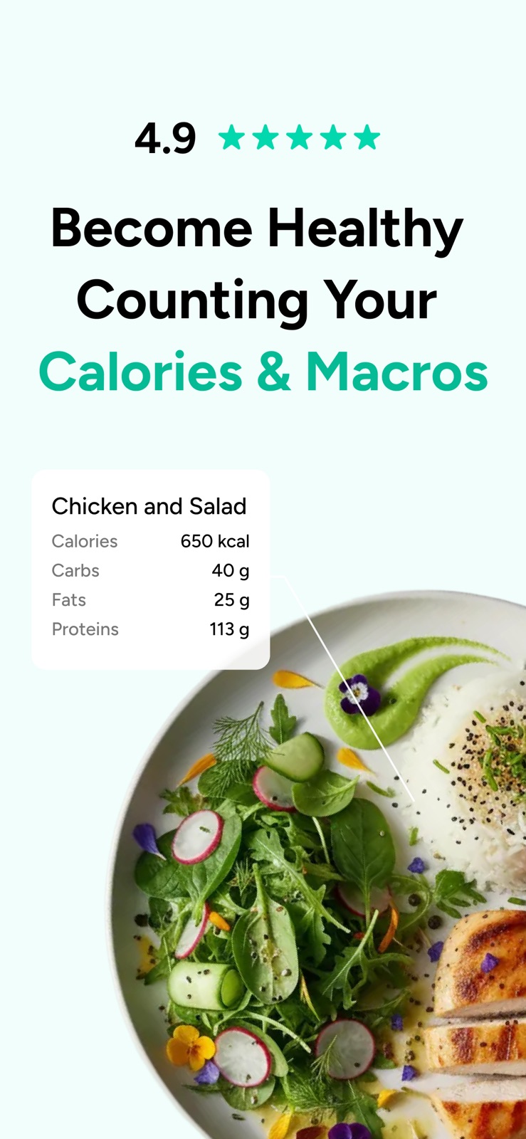 AI Calorie Counter by EatMeter iphone screenshot 1