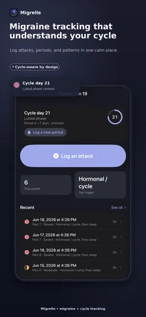 Migrelle: Migraine Tracker screenshot 4
