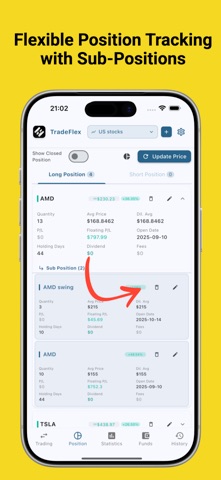 TradeFlex iPhone screenshot