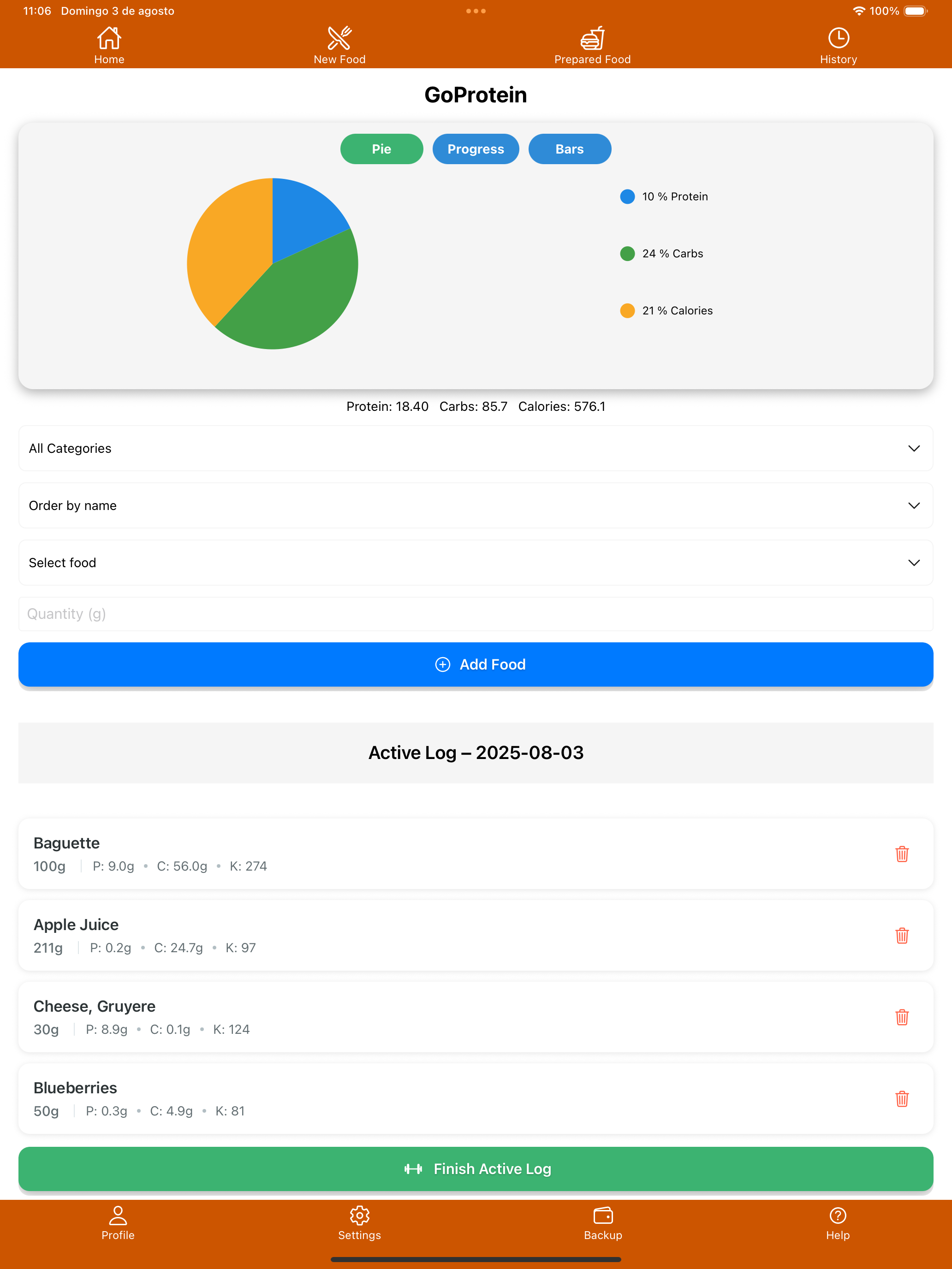 GoProtein: Macro Tracker screenshot 11