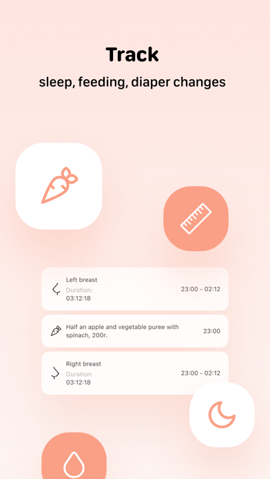 Baby Milestone Tracker Sprouty Screenshot