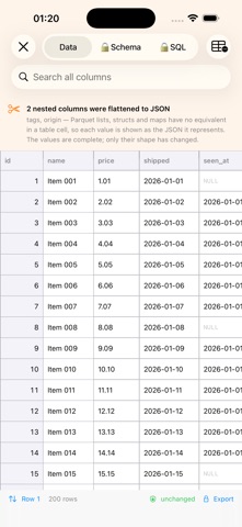Rowid: Database Viewer Screenshot 5 of 10
