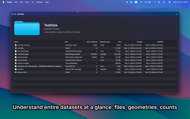 GeoPreview screenshot