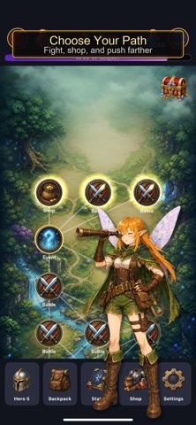 Isekai Hero: Adventure RPG iPhone screenshot