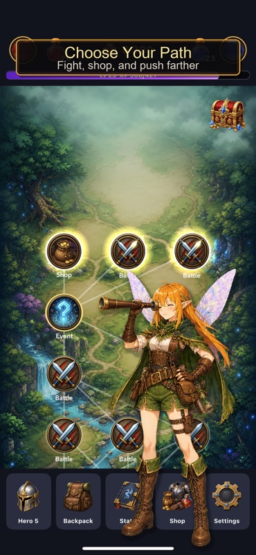 Isekai Hero: Adventure RPG screenshot 1