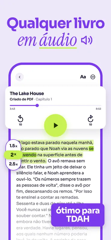 Leitor de Texto em Voz: Readvo screenshot 1 of 4