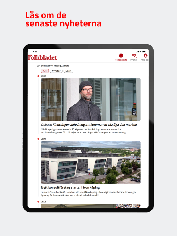 Screenshot #6 pour Folkbladet