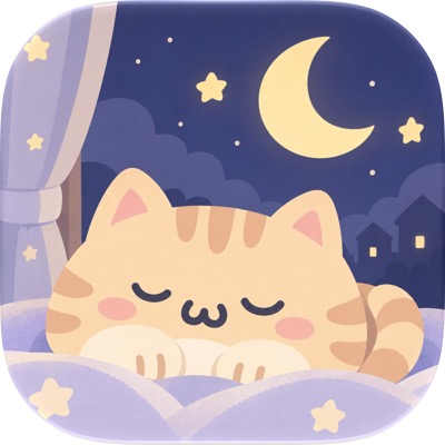 ねむれないねこたちのアイコン